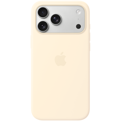 Image 1 for iPhone 17 Pro Max Silicone Case with MagSafe - Vanilla,Model A3560