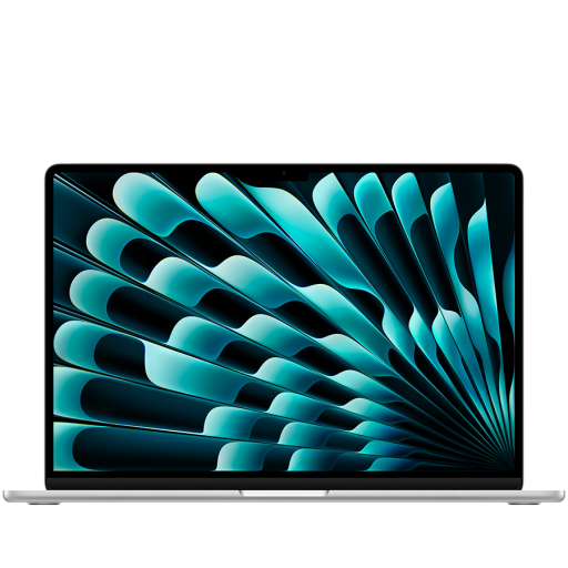 Image 1 for 15-inch MacBook Air: Apple M5 chip with 10-core CPU and 10-core GPU, 16GB, 512GB SSD - Silver,Model A3448
