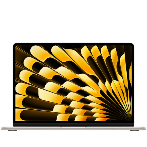 Image 1 for 13-inch MacBook Air: Apple M5 chip with 10-core CPU and 10-core GPU, 24GB, 1TB SSD - Starlight,Model A3449