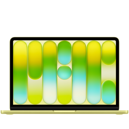 Image 1 for 13-inch MacBook Neo: Apple A18 Pro chip with 6-core CPU and 5-core GPU, 8GB, 512GB SSD, Touch ID - Citrus,Model A3404