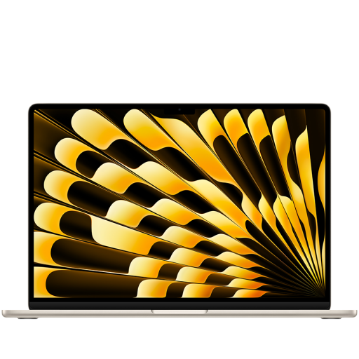 Image 1 for 15-inch MacBook Air: Apple M5 chip with 10-core CPU and 10-core GPU, 16GB, 512GB SSD - Starlight,Model A3448