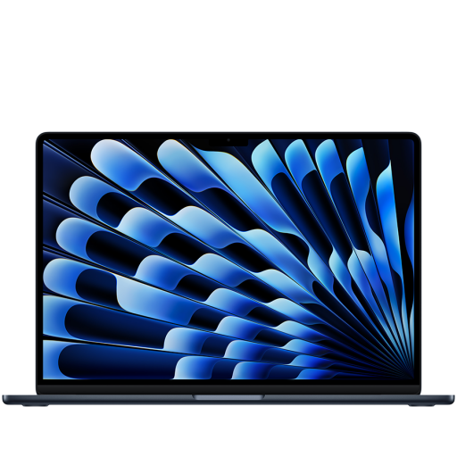 Image 1 for 15-inch MacBook Air: Apple M5 chip with 10-core CPU and 10-core GPU, 16GB, 1TB SSD - Midnight,Model A3448