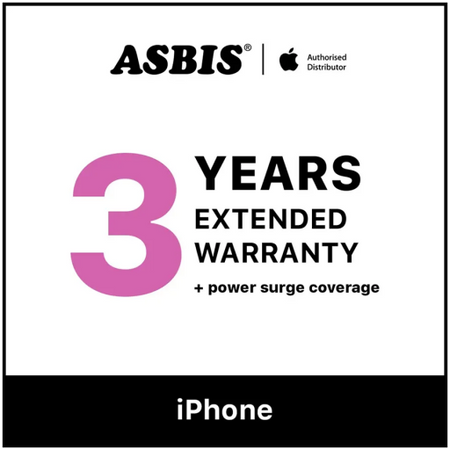 Image 1 for Additional 3-years warranty + power surge coverage for iPhone 17 Pro Max