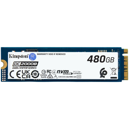 Image 1 for Kingston SSD 480G DC2000B PCIe 4.0 M.2 2280 Enterprise SSD