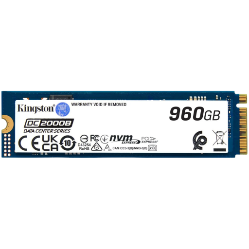 Image 1 for Kingston SSD 960G DC2000B PCIe 4.0 M.2 2280 Enterprise SSD