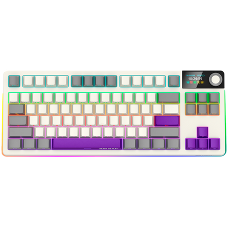 Image 1 for LORGAR KBP70TKLW, Wireless TKL Mechanical Gaming Keyboard Pro, Beige, EN layout