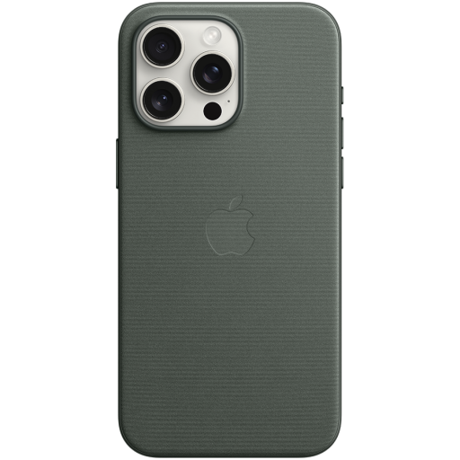 Image 1 for Out of Box iPhone 15 Pro Max FineWoven Case with MagSafe - Evergreen,Model A3135