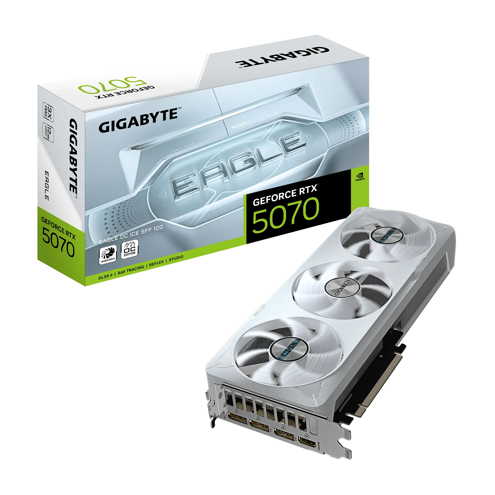 Image 3 for GIGABYTE GeForce RTX 5070 EAGLE OC ICE - 12GB GDDR7