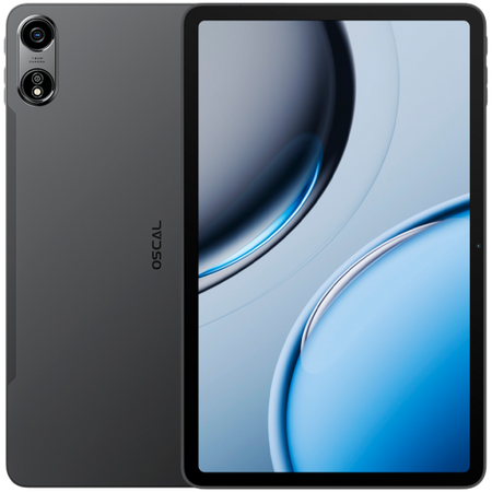 Image 1 for OSCAL Pad 100 LTE Tablet, 12'' 2K FHD+IPS 1200*2000 120Hz incell, Octa-core T615 up to 1.8 GHz, 6GB/256GB,Camera: Front 8MP+Rear 16MP,Wi-Fi 5,BT5.0, 9000mAh Battery, Android 15, Grey