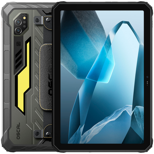 Image 1 for OSCAL Rugged Tab Spider 10 LTE 11-inch FHD IPS 1920x1200 120Hz Octa-core G81 up to 2.0 GHz RAM 8GB ROM 256GB Cam Rear 16+20MP night vision Front 13MP 4G LTE WiFi5 BT 5.0 Battery 22000mAh GPS & IP68/IP69K/MIL-STD-810H Android 15 Black