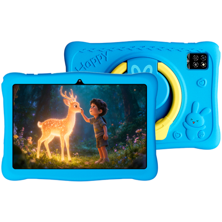 Image 1 for OSCAL KIDO 2 WiFi 10.1-inch HD IPS 800x1280 Quad-core T310 up to 2.0 GHz RAM 4GB ROM 64GB Cam Rear 8MP Front 5MP WiFi5 BT 5.0 Battery 6600mAh Android 16 Bunny Blue