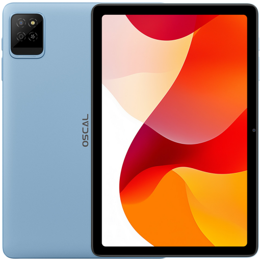 Image 1 for OSCAL Pad 30 WiFi Tablet, 10.1'' HD+ IPS 800*1280 60Hz, Quad-core T310 up to 2.0GHz, 4GB/128GB, Camera: Rear 8MP, Front 5MP, Dual Band WiFi 5, BT5.0, 6600mAh Battery, Android 15,Blue