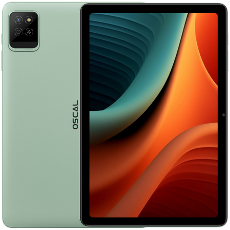 Image 1 for OSCAL PAD 30 WiFi 10.1-inch HD IPS 800x1280 Quad-core T310 up to 2.0 GHz RAM 4GB ROM 128GB Cam Rear 8MP Front 5MP WiFi5 BT 5.0 Battery 6600mAh Android 15 Hazel Green