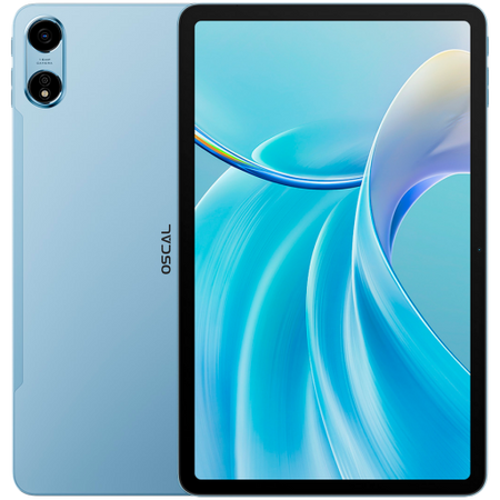 Image 1 for OSCAL Pad 100 LTE Tablet, 12'' 2K FHD+IPS 1200*2000 120Hz incell, Octa-core T615 up to 1.8 GHz, 6GB/256GB,Camera: Front 8MP+Rear 16MP,Wi-Fi 5,BT5.0, 9000mAh Battery, Android 15, Blue