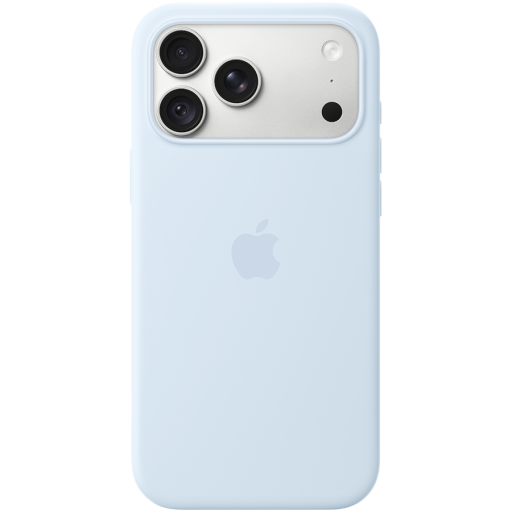 Image 1 for iPhone 18 Pro Max Silicone Case with MagSafe - Crisp Blue, Model A3702