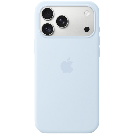 Image 1 for iPhone 18 Pro Max Silicone Case with MagSafe - Crisp Blue, Model A3702