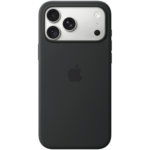 Image 1 for iPhone 18 Pro Max Silicone Case with MagSafe - Black, Model A3702