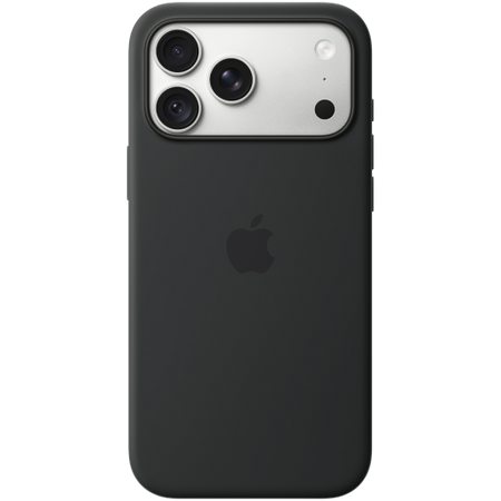 Image 1 for iPhone 18 Pro Max Silicone Case with MagSafe - Black, Model A3702
