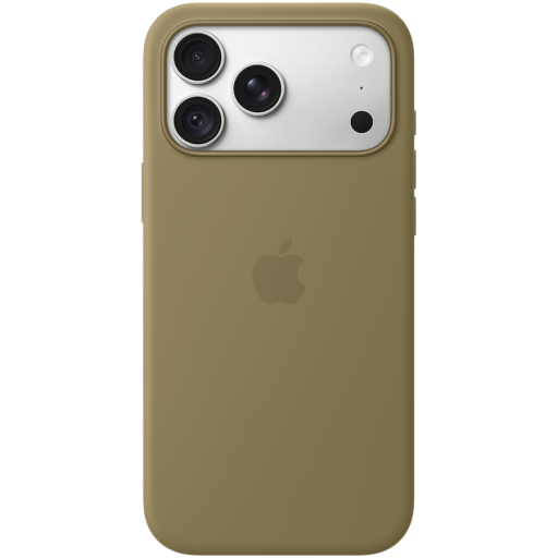 Image 1 for iPhone 18 Pro Max Silicone Case with MagSafe - Olive, Model A3702