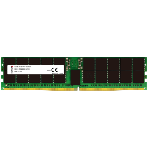 Image 1 for KINGSTON 32GB 6400MT/s DDR5 ECC Reg CL52 DIMM 2Rx8 Micron H