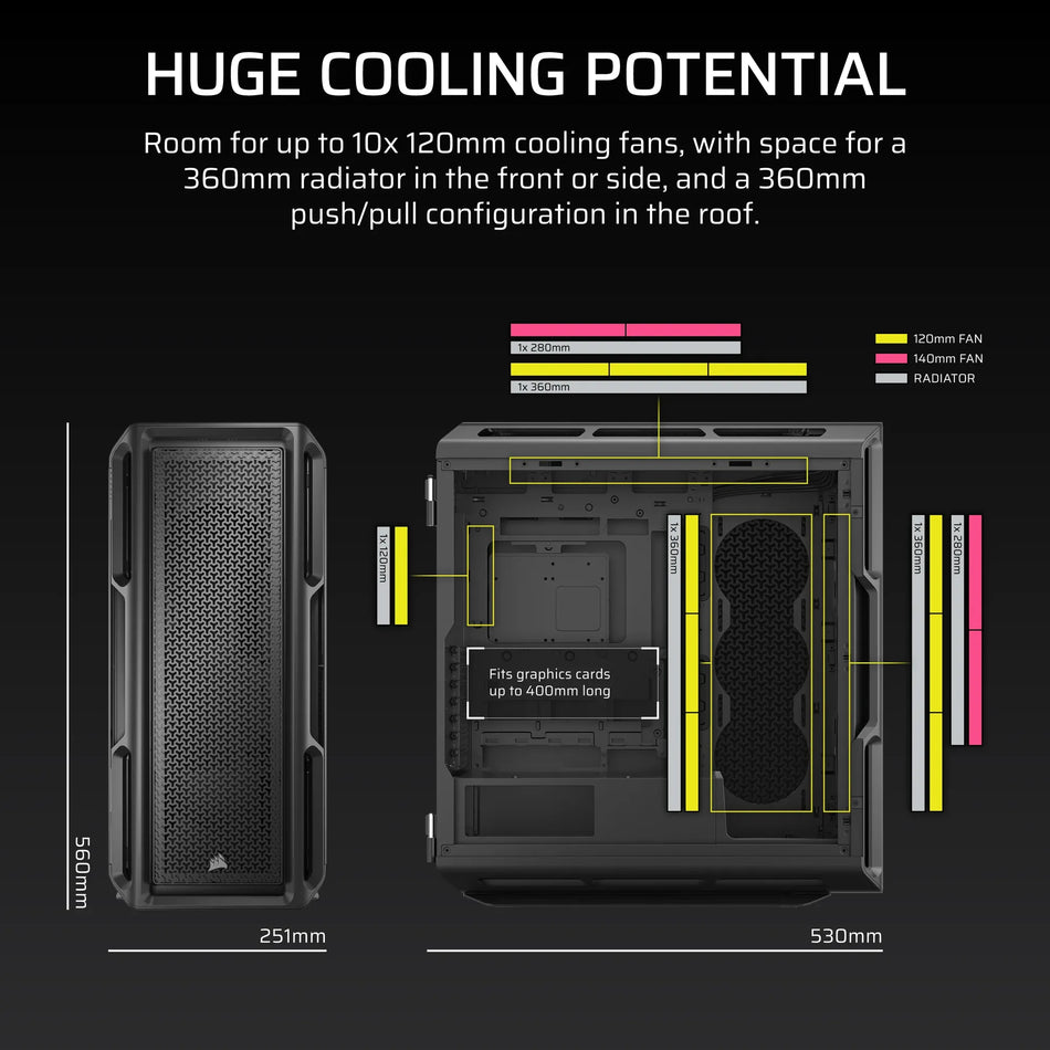 Image 2 for Corsair 5000T Mid-Tower PC Case