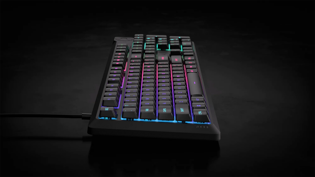 Image 1 for Corsair K55 Core RGB Backlit Gaming Keyboard