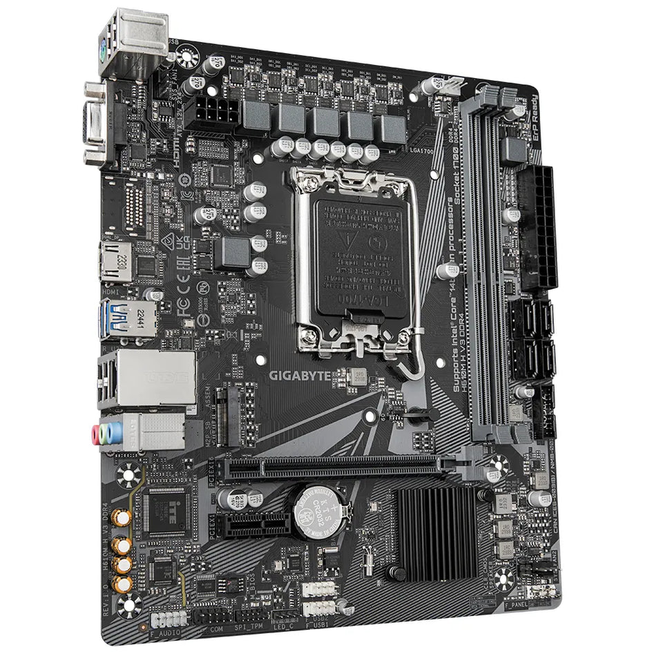 Image 1 for GIGABYTE H610M-H-V3-DDR4 LGA 1700 Motherboard