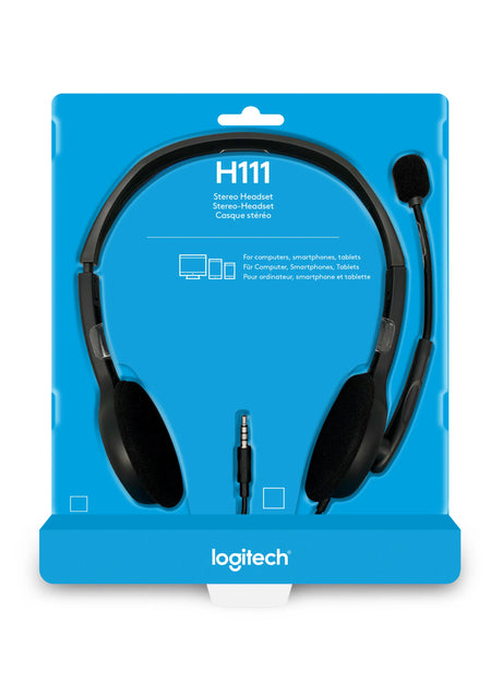 Image 5 for Logitech H111 Stereo Headset with Noise-Cancelling Mic