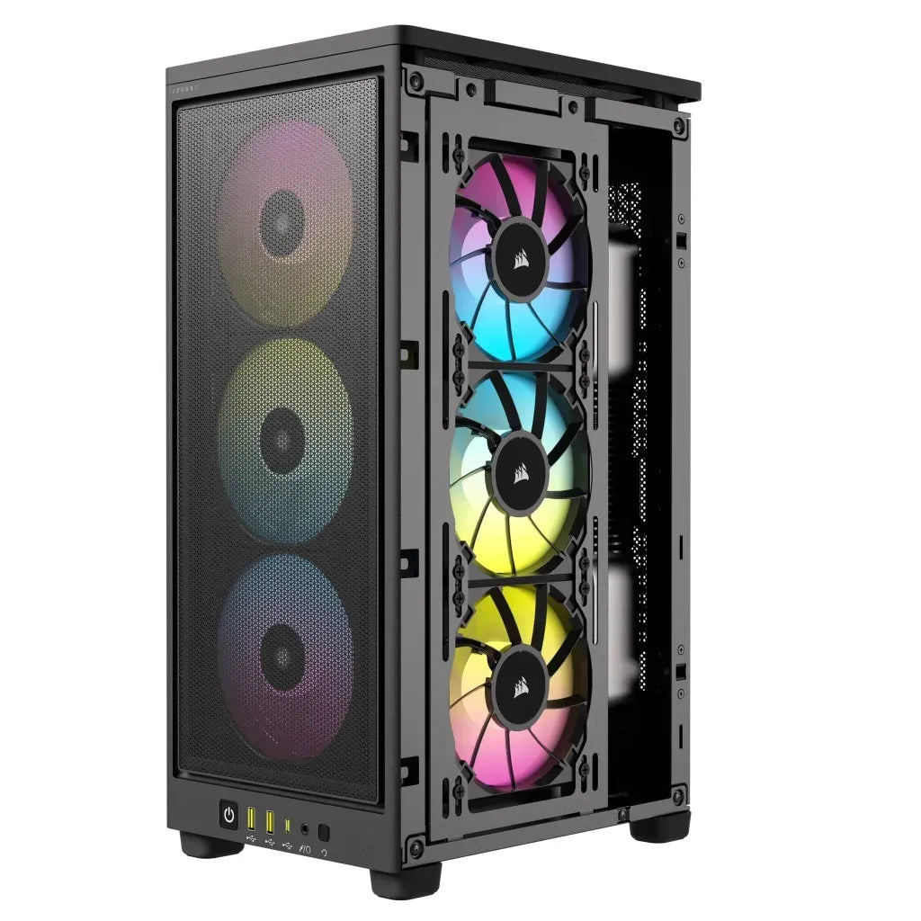 Image 15 for Corsair iCUE 2000D RGB Airflow Mini-ITX PC Case - Black