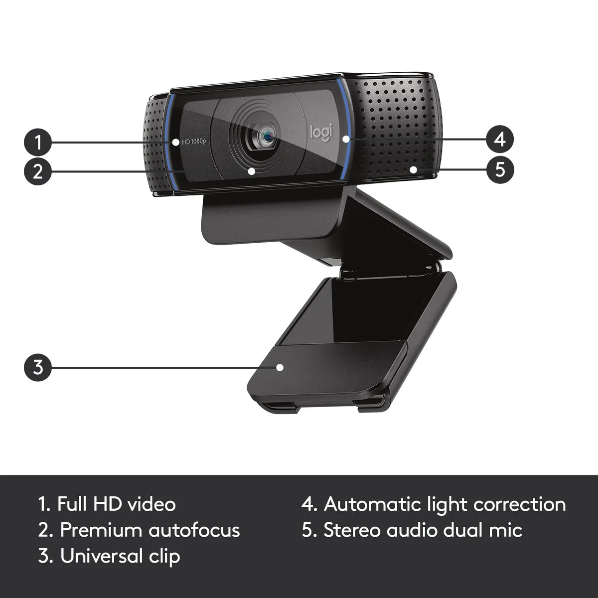 Image 17 for LOGI C920 HD Pro Webcam - Black