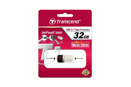Image 3 for Transcend 32GB JetFlash 890 USB-C Flash Drive