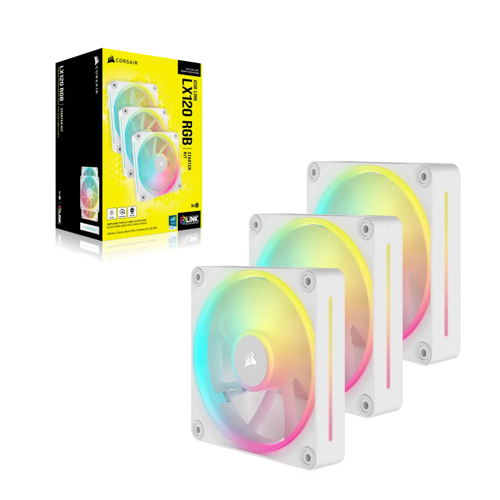 Image 1 for Corsair LX RGB 120mm Fan Triple Pack