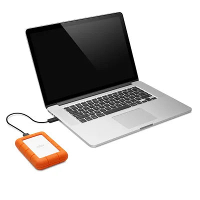 Image 1 for Seagate LaCie Rugged Mini 1TB USB-C External Hard Drive - Drop Crush Rain Resistant