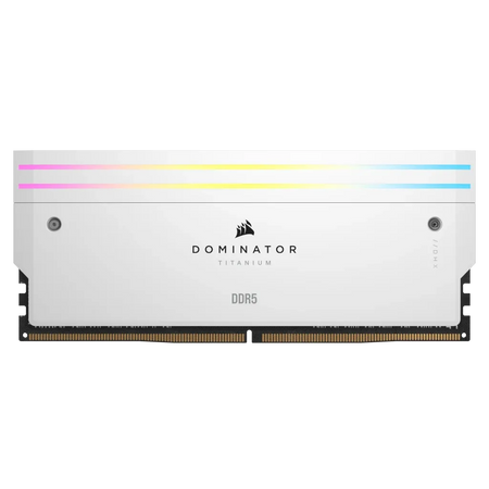 Image 1 for Corsair Dominator Titanium 48GB DDR5 7200MHz White Memory Kit