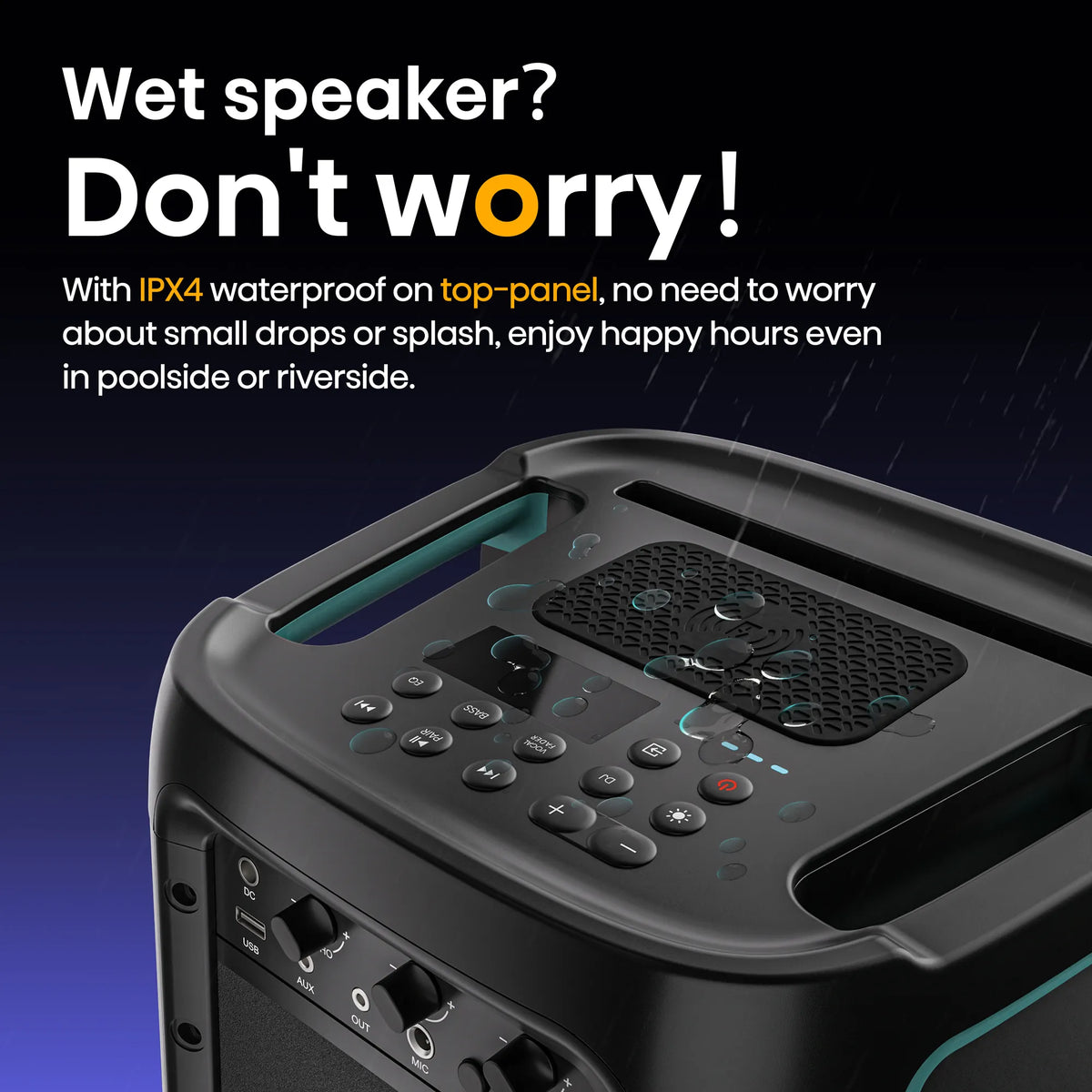 Image 3 for Hisense HP100 Portable Party Speaker