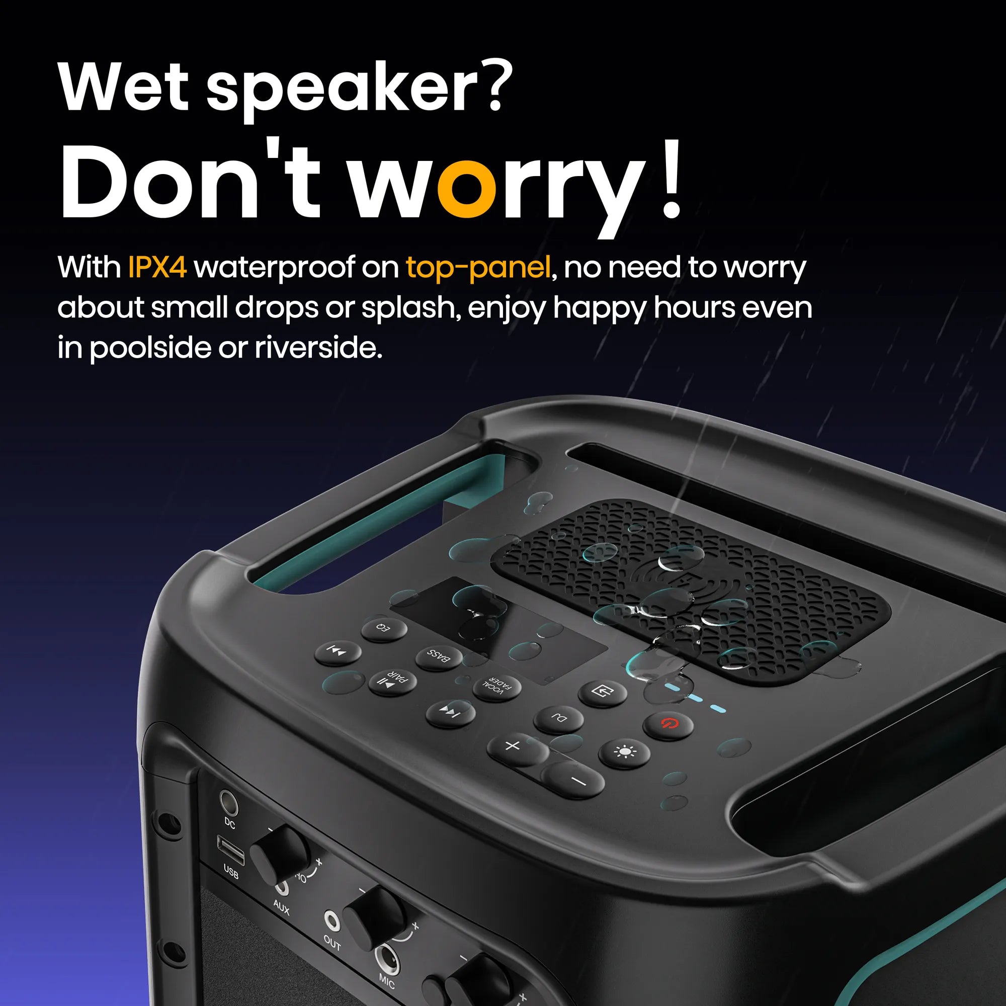Image 3 for Hisense HP100 Portable Party Speaker