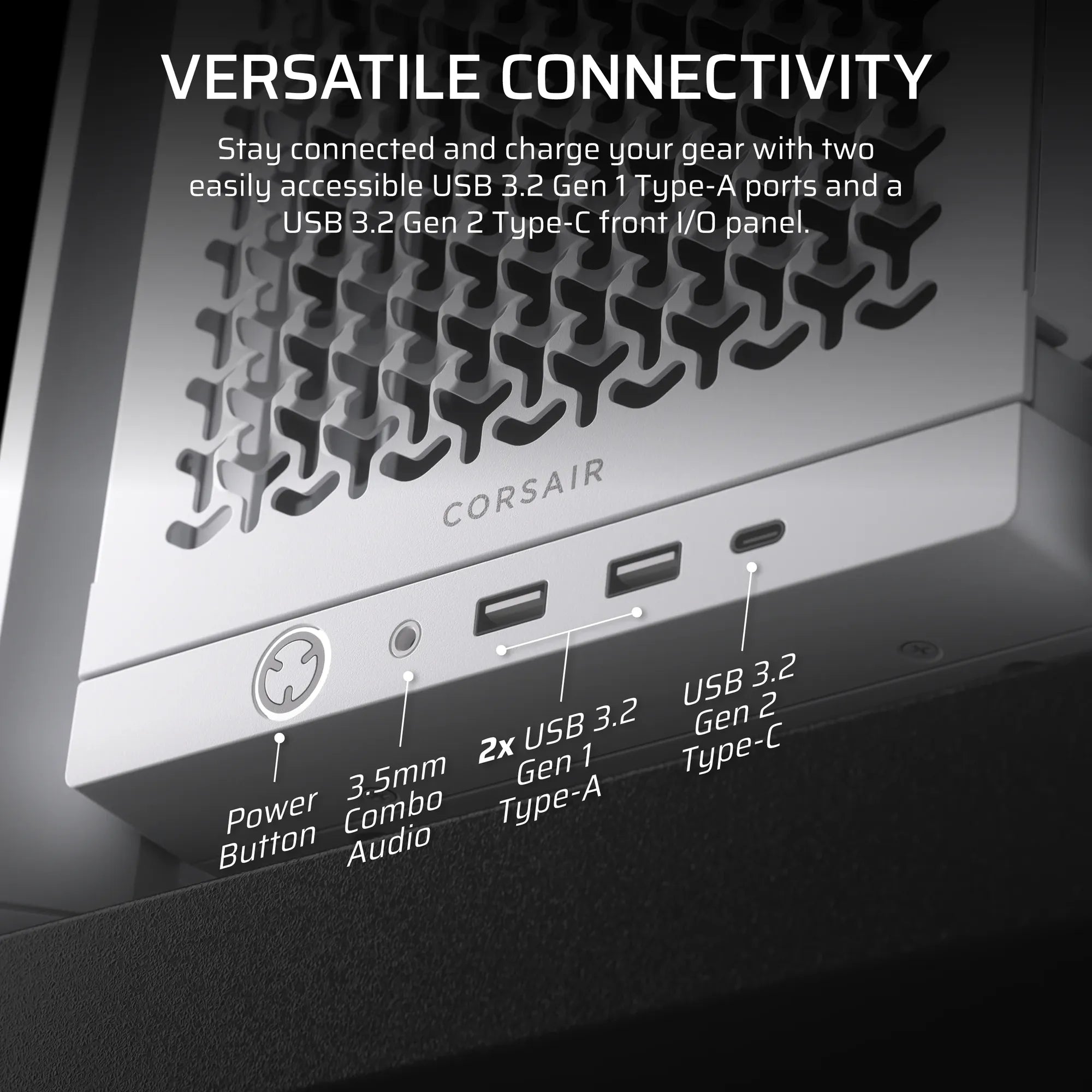 Image 3 for Corsair FRAME 4000D White Mid-Tower PC Case