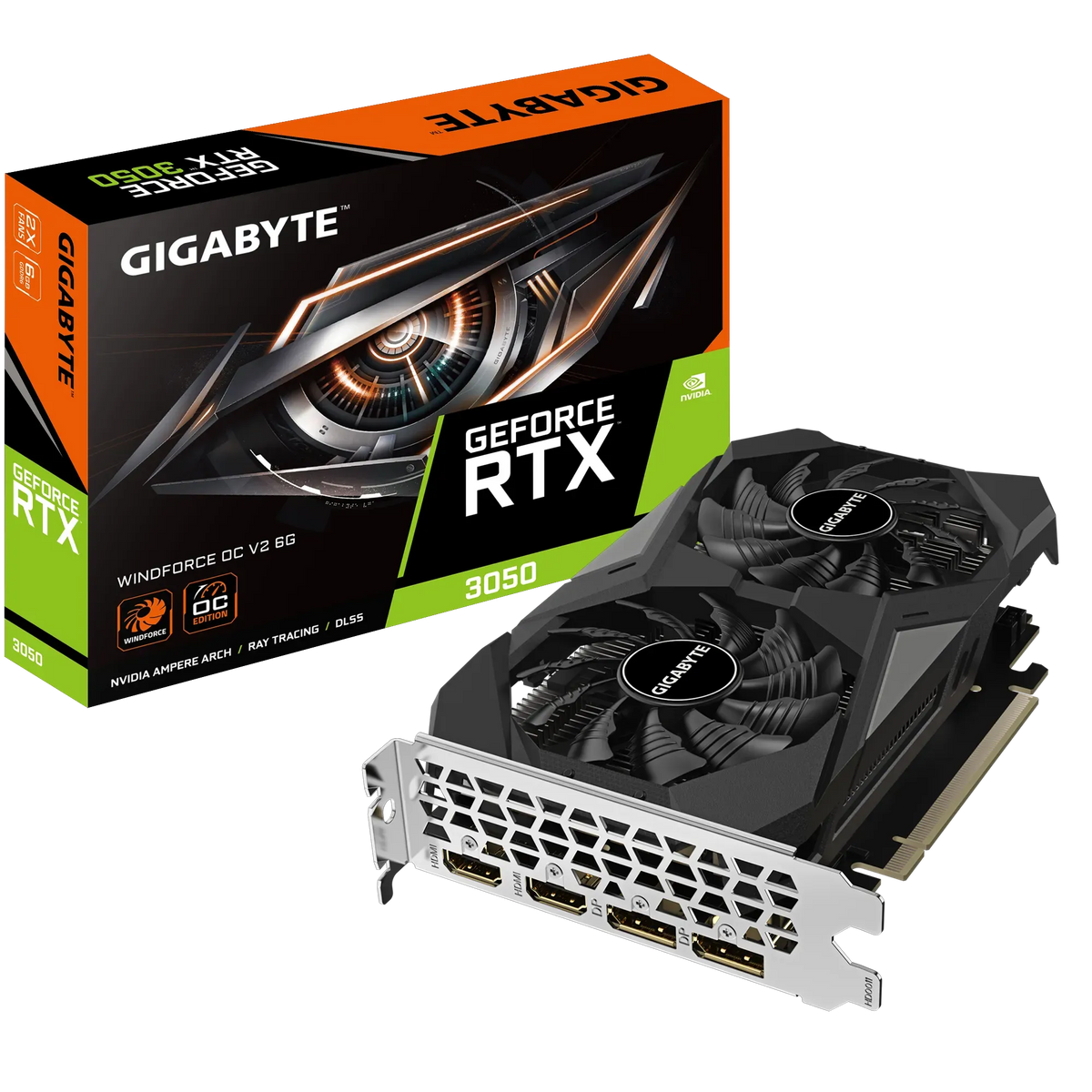 Image 2 for GIGABYTE NVIDIA GeForce RTX 3050 Windforce OC 6GB GDDR6 Graphics Card