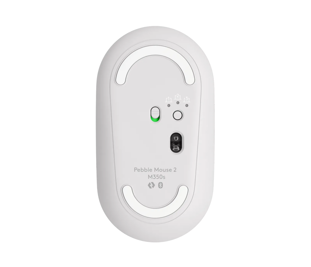 Image 2 for Logitech Pebble Mouse 2 M350s Wireless Bluetooth Mouse - Tonal White
