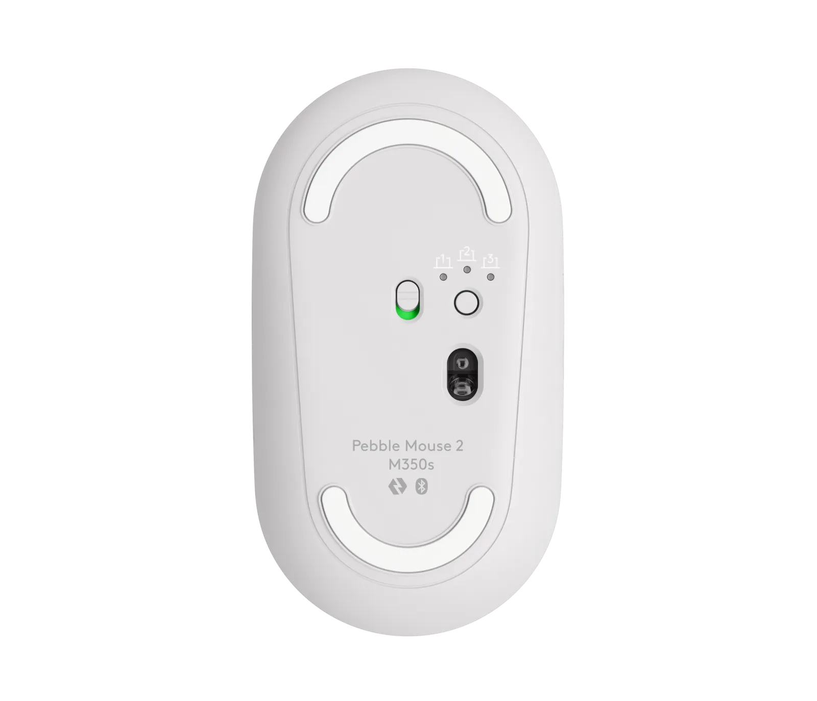 Image 2 for Logitech Pebble Mouse 2 M350s Wireless Bluetooth Mouse - Tonal White