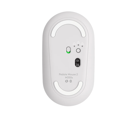 Image 2 for Logitech Pebble Mouse 2 M350s Wireless Bluetooth Mouse - Tonal White