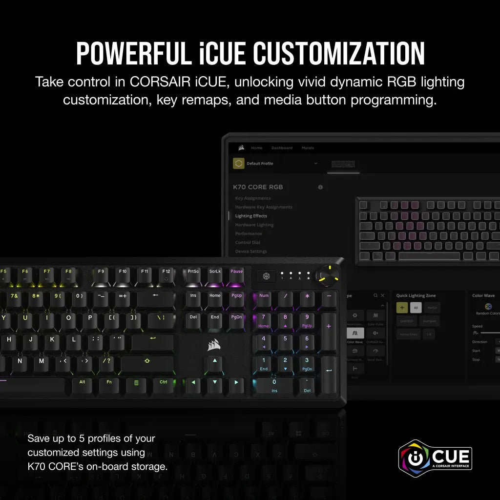 Image 2 for Corsair K70 CORE RGB Mechanical Gaming Keyboard