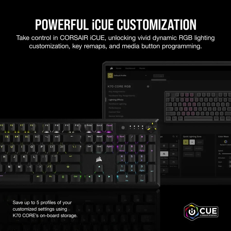 Image 2 for Corsair K70 CORE RGB Mechanical Gaming Keyboard