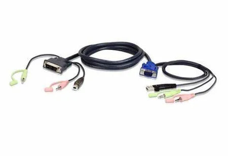 Image 2 for ATEN 3M KVM Cable with USB, VGA, and Audio