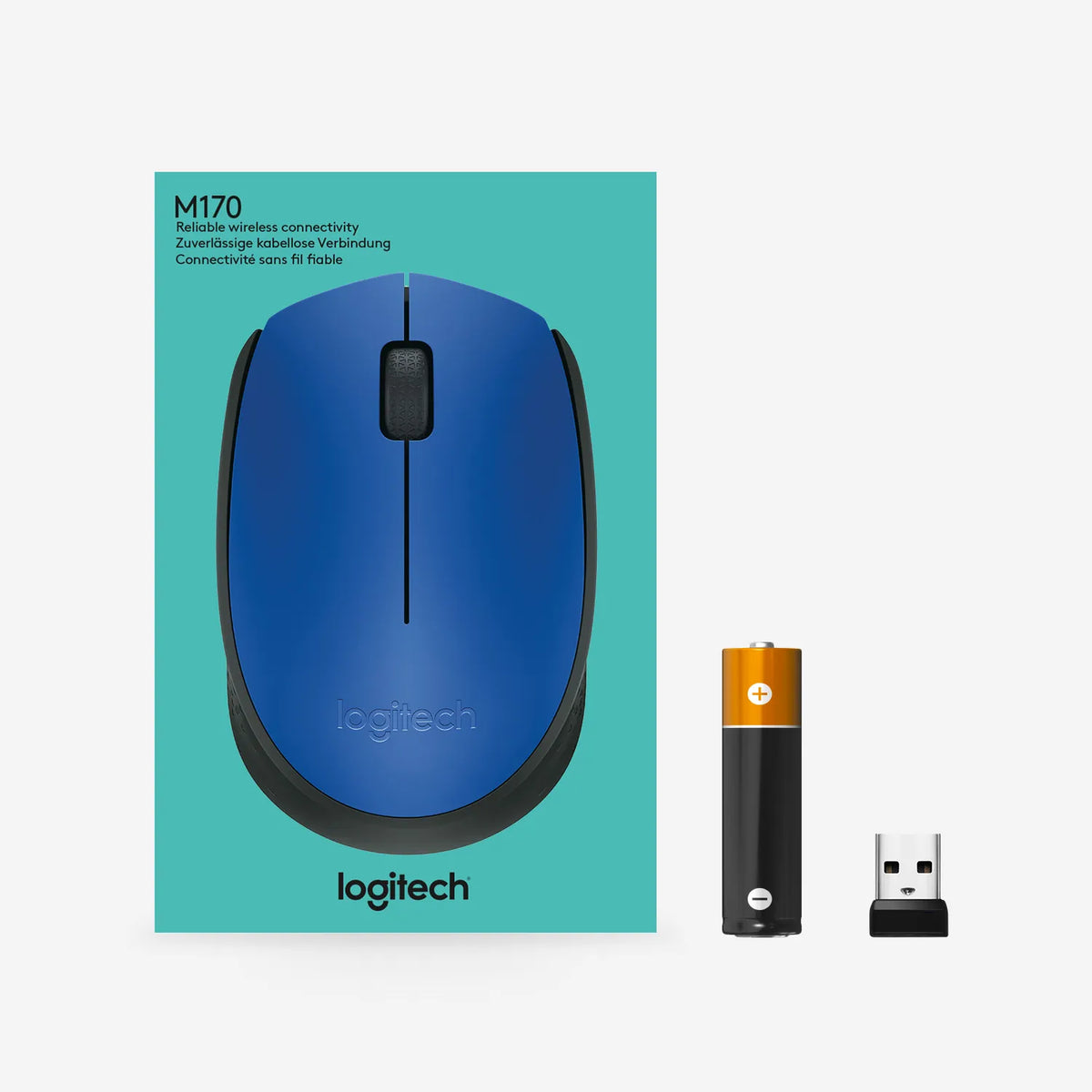 Image 2 for Logitech M171 Wireless Mouse - Blue