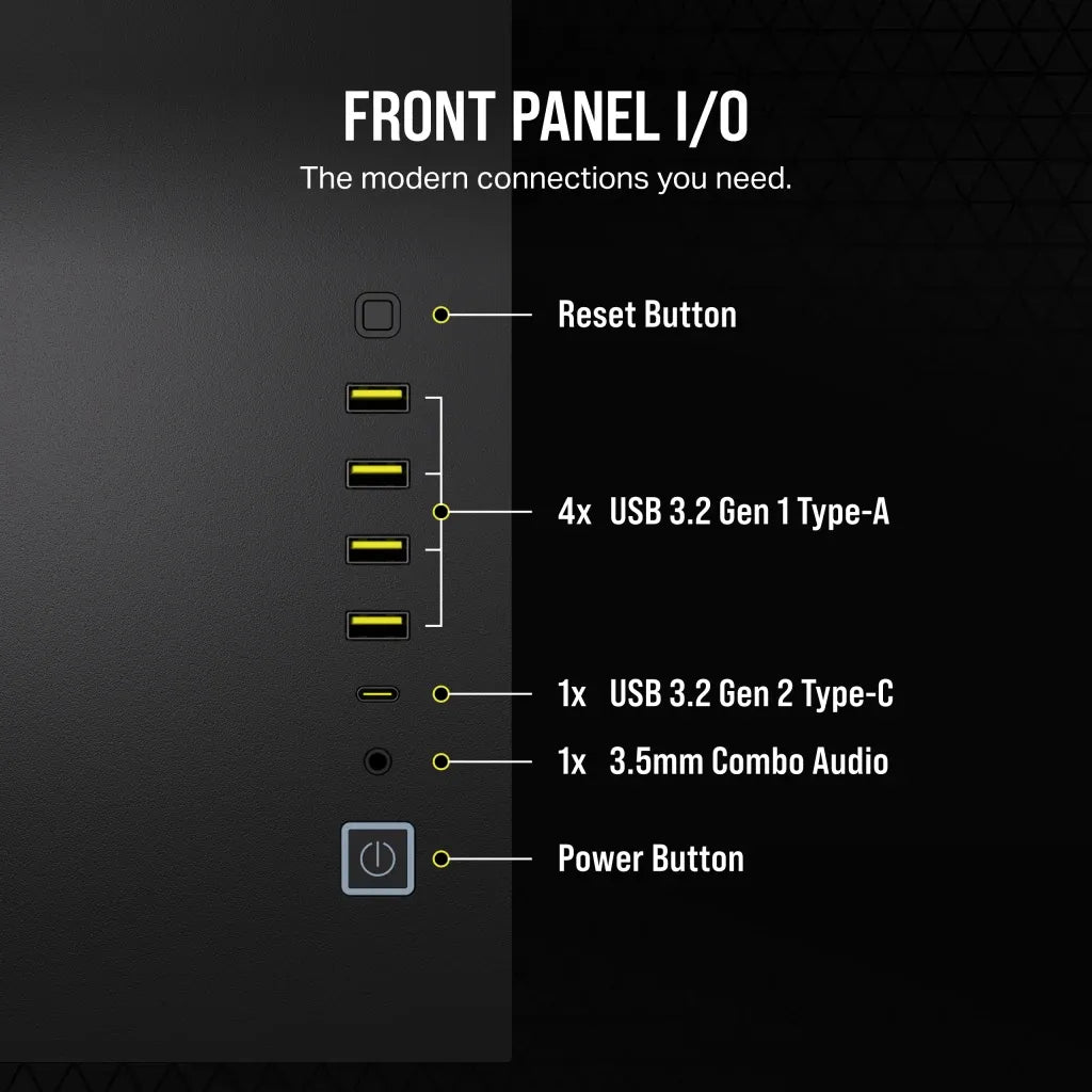 Image 4 for Corsair 6500D Airflow Black Tempered Glass Mid-Tower Case