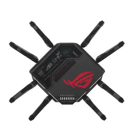 Image 4 for ASUS ROUTER/Gaming/WiFi7/1032+2882+5764Mbps/2.4GHz3x3/5GHz2x2/6GHz2x2/1xWAN(10G)/1xWAN(2.5G)/3xLAN/1xUSB/AiMesh/AiProtection/VPN
