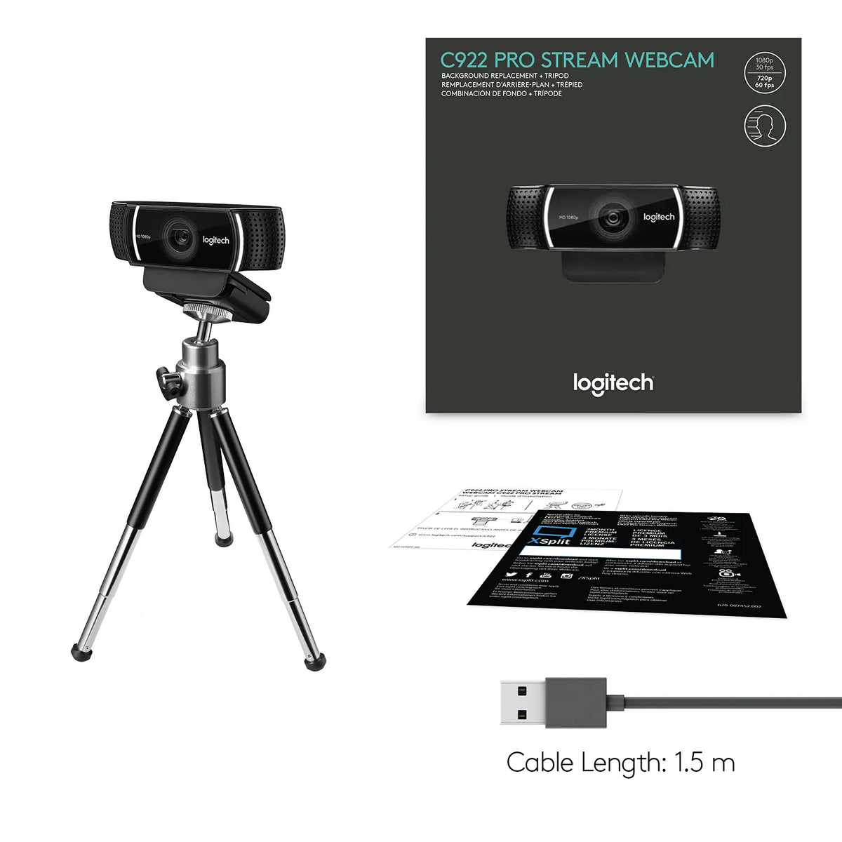Image 6 for Logitech C922 HD Pro Webcam
