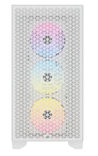 Image 4 for Corsair 3000D RGB Airflow White Mid-Tower PC Case