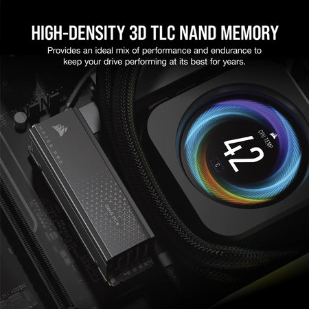 Image 5 for Corsair MP700 PRO 2TB PCIe Gen5 NVMe SSD with Cooler